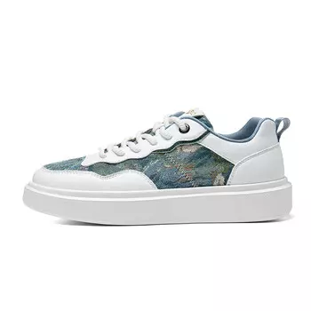 Кроссовки CARTELO/Catilla crocodile Skateboarding Shoes Men Low-top, белый/синий