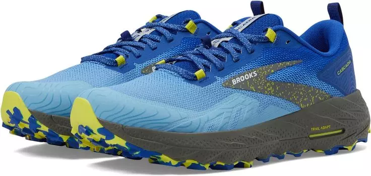 Кроссовки Cascadia 17 Brooks, цвет Blue/Surf The Web/Sulphur