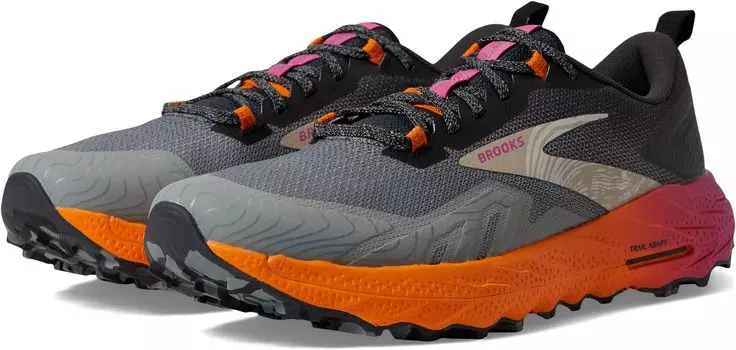 Кроссовки Cascadia 17 Brooks, цвет Primer/Ebony/Oriole