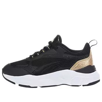 Кроссовки cassia 'distressed - black team gold' Puma, черный