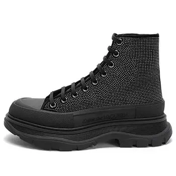 Кроссовки casual boots 'black' Alexander Mcqueen, черный
