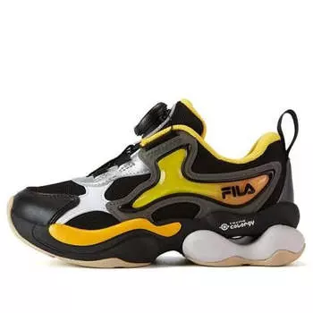Кроссовки casual sneakers 'black yellow' Fila, черный
