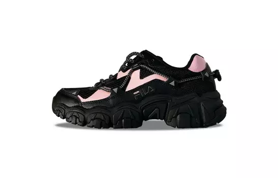 Кроссовки Cat Claw Lifestyle унисекс с низким верхом розового цвета Fila, черный