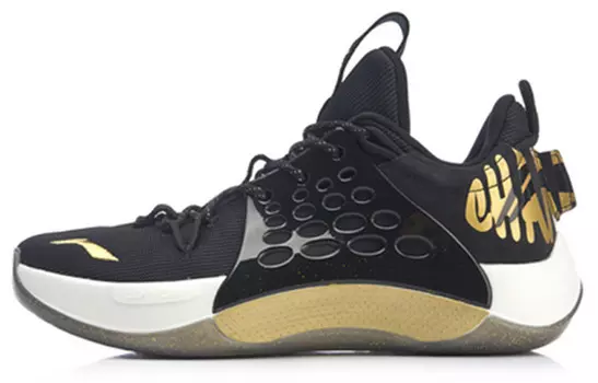 Кроссовки CBA Champion Glory Edition сезона 2018-2019 — черный/золотой | Кроссовки Sonic VII LOW Lining