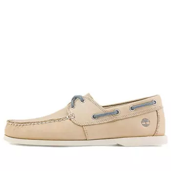 Кроссовки cedar bay boat shoes 'light beige nubuck' Timberland, бежевый