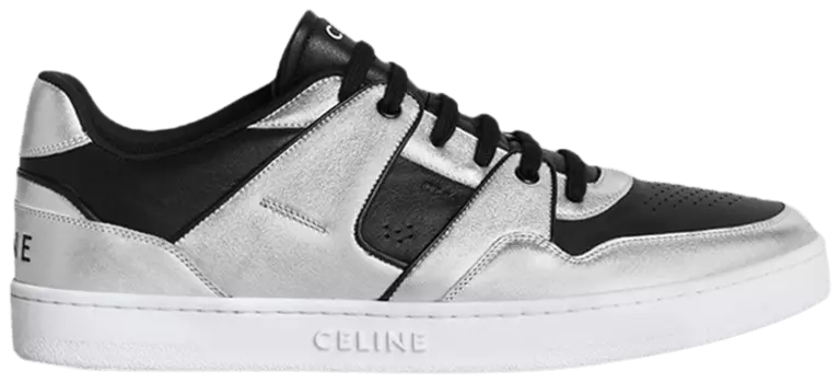 Кроссовки CELINE CT-04 Low Lace Up Sneaker 'Metallic Silver Black', серебряный