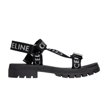 Кроссовки CELINE Leo Strappy Sandal, черный