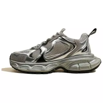 Кроссовки CENTRAL&KITTY Chunky Sneakers Unisex Low-top, бежевый/черный