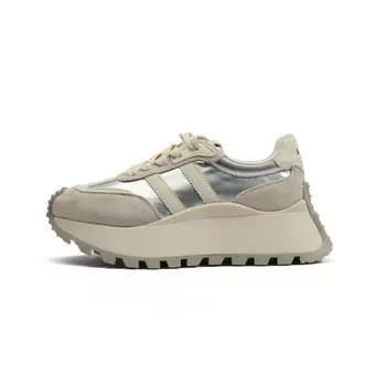 Кроссовки CENTRAL&KITTY Chunky Sneakers Women's Low-top, серебряный