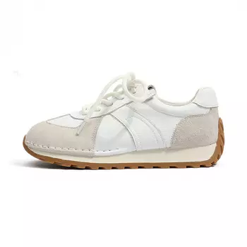 Кроссовки CENTRAL&KITTY Skateboarding Shoes Women's Low-top, серебряный