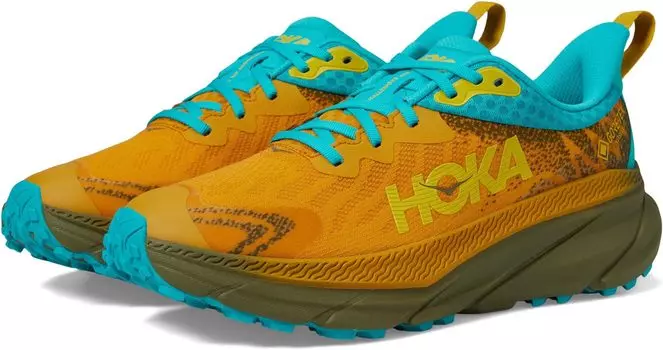 Кроссовки Challenger 7 GORE-TEX Hoka, цвет Golden Yellow/Avocado