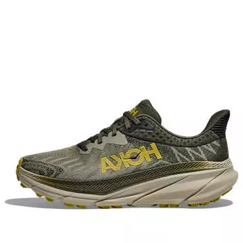 Кроссовки challenger 7 versatile 'olive haze forest cover' Hoka One One, зеленый