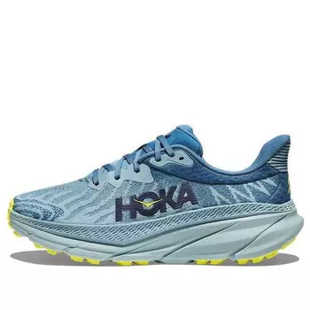 Кроссовки challenger atr 7 2e wide 'stone blue evening primrose' Hoka One One, синий