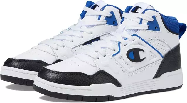 Кроссовки Champion Champion 5 On 5 Hi Top Sneaker, цвет White/Black/Surf the Web