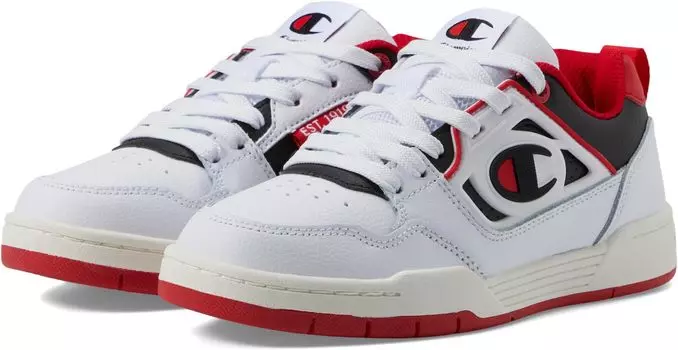 Кроссовки Champion Champion 5 On 5 Lo Sneaker, цвет White/Black/Scarlet/Chalk