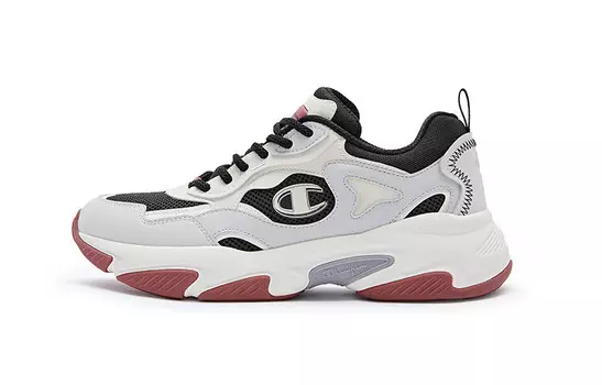 Кроссовки Champion Chunky Sneakers Men Low-top Cream White/alloy Ash, белый