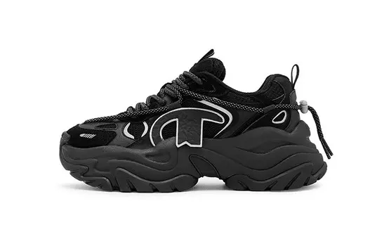 Кроссовки Champion Chunky Sneakers Women's Low-top Black, черный