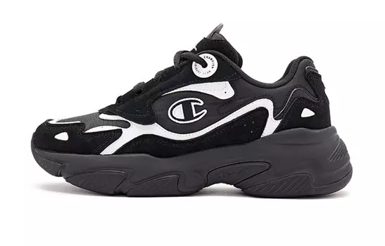 Кроссовки Champion Chunky Sneakers Women's Low-top Black/White, черный/белый