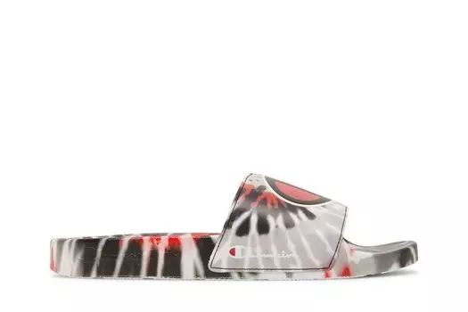 Кроссовки Champion IPO Slide Tie Dye - Black Scarlet, черный