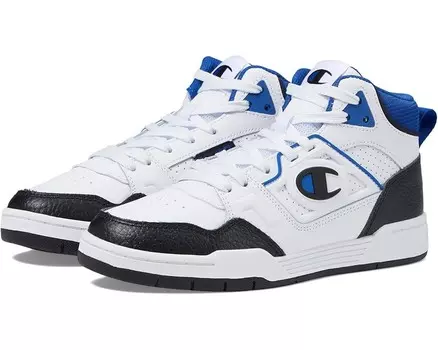 Кроссовки Champion Kids Champion Kids 5 On 5 Hi Top Sneaker, цвет White/Black/Surf the Web