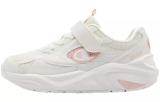 Кроссовки Champion Kids Lifestyle Shoes GS Low-top Light Grey/pink, светло-серый