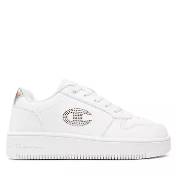 Кроссовки Champion Rebound Platform Glitter G Gs Low Cut Shoe S32872-CHA-WW008 Wht/Rose Gold, белый
