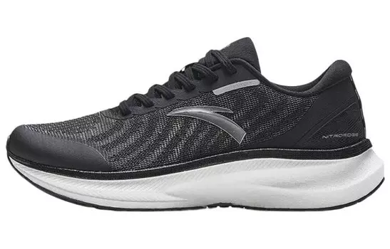 Кроссовки Champion Series для бега мужские с низким верхом, черные/серебристые Anta