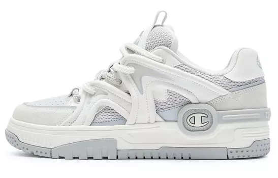 Кроссовки Champion Skateboarding Shoes Men Low-top White/Gray, белый/серый