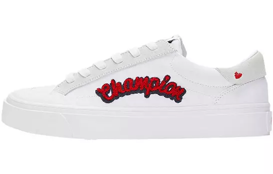 Кроссовки Champion Skateboarding Shoes Men Low-top Champion White/Champion Red, белый/красный