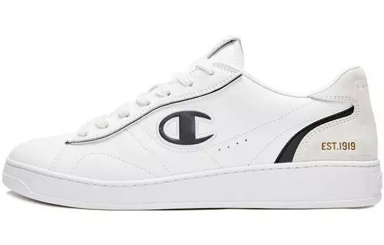Кроссовки Champion Skateboarding Shoes Men Low-top Black/White, черный/белый