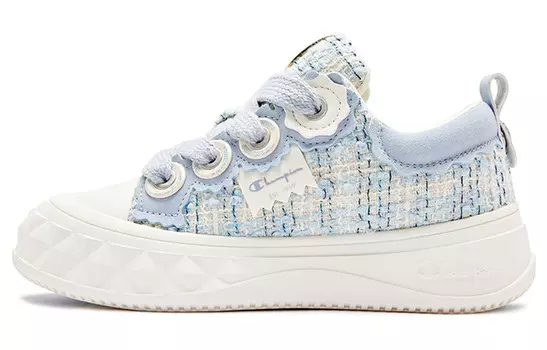 Кроссовки Champion Skateboarding Shoes Women's Low-top Light Blue, голубой
