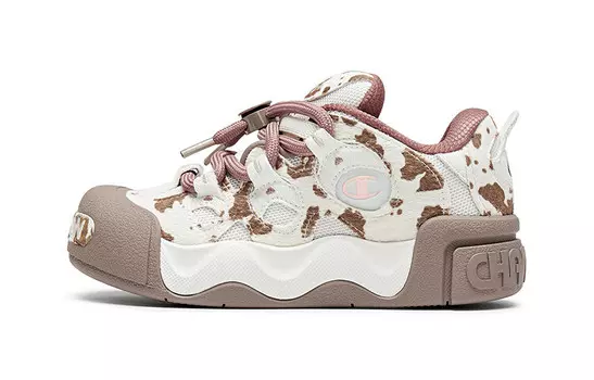 Кроссовки Champion Skateboarding Shoes Women's Low-top Contrast, хаки