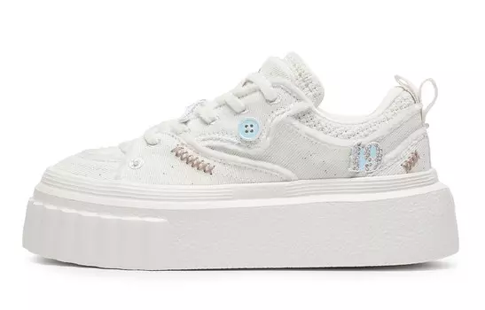 Кроссовки Champion Skateboarding Shoes Women's Low-top Beige, бежевый