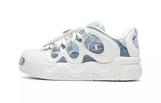 Кроссовки Champion Skateboarding Shoes Women's Low-top Light Blue, голубой