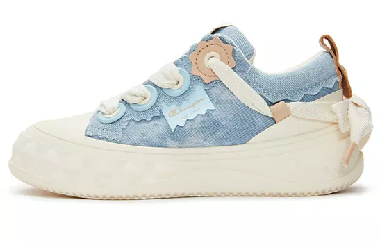 Кроссовки Champion Skateboarding Shoes Women's Low-top Light Blue, голубой