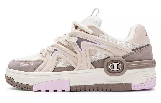 Кроссовки Champion Skateboarding Shoes Women's Low-top Light Khaki, коричневый