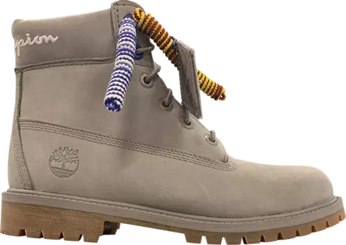 Кроссовки Champion x 6 Inch Premium Waterproof Boots Grey Nubuck, серый