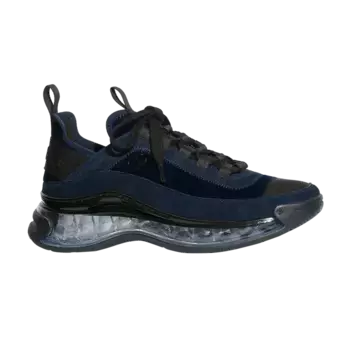 Кроссовки Chanel Wmns Velvet Calfskin Grosgrain Sneaker Navy Blue, синий