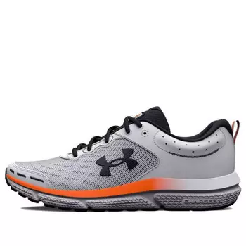 Кроссовки charged assert 10 'white black orange' Under Armour, белый