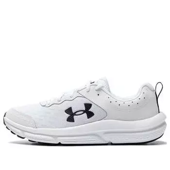 Кроссовки charged assert 10 'white black' Under Armour, белый