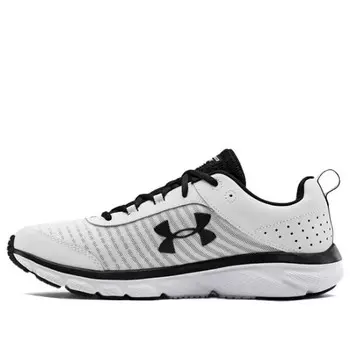 Кроссовки charged assert 8 'white black' Under Armour, белый