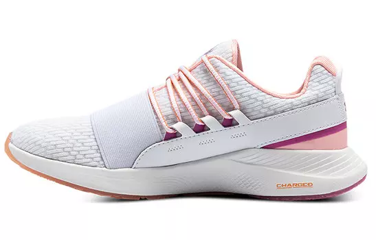 Кроссовки Charged Breathe Lifestyle женские с низким верхом белого цвета Under Armour