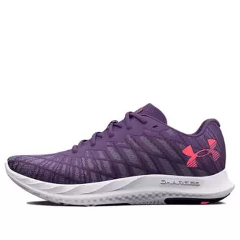 Кроссовки charged breeze 2 'retro purple pink' Under Armour, фиолетовый
