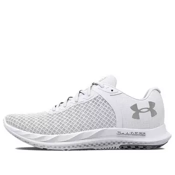 Кроссовки charged breeze 'white metallic silver' Under Armour, белый