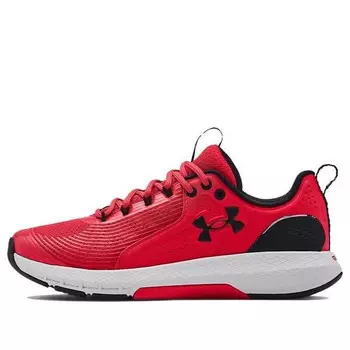 Кроссовки charged commit 3 training shoes 'red halo grey' Under Armour, красный