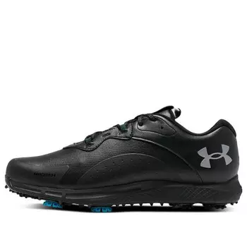 Кроссовки charged draw 2 golf wide 'black steel' Under Armour, черный