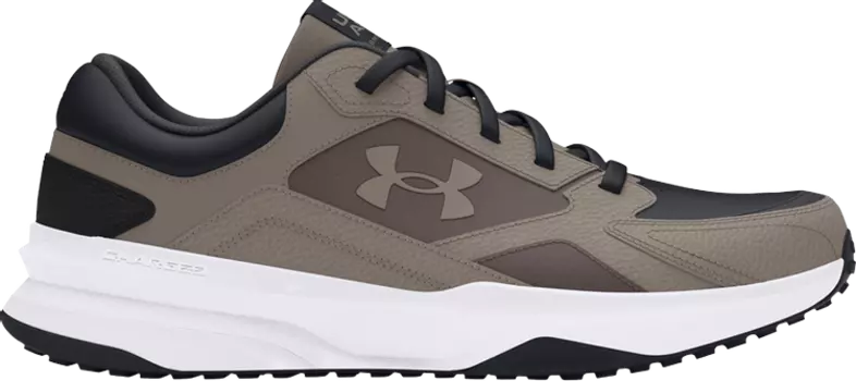 Кроссовки Charged Edge Leather 'Fresh Clay Pewter', серый