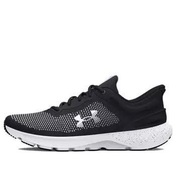 Кроссовки charged escape 4 knit shoes 'black white' Under Armour, черный