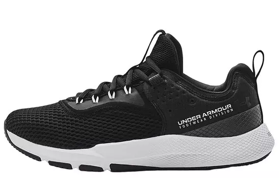 Кроссовки Charged Focus для мужчин с низким верхом, черного/белого цвета Under Armour