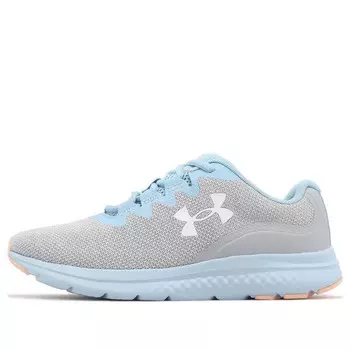 Кроссовки charged impulse 3 knit 'mod grey blizzard' Under Armour, серый